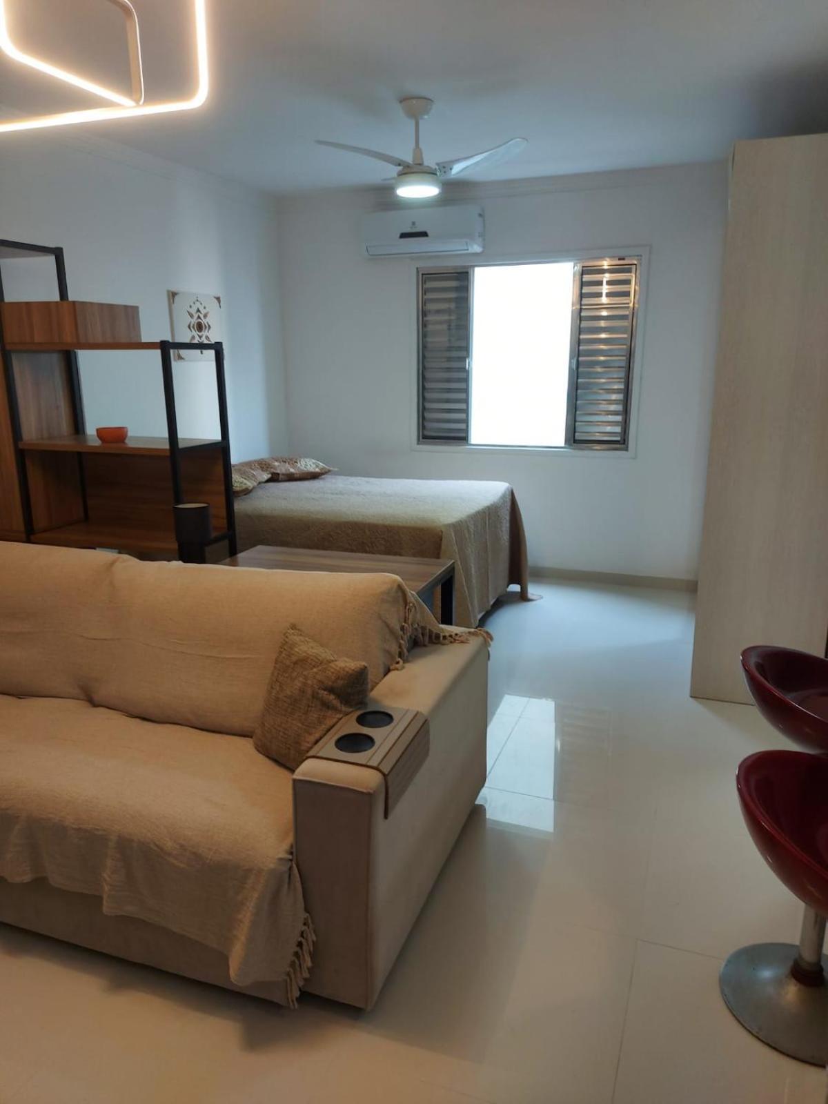 Apartamento Estudio Em Caraguatatuba Com Garagem Bagian luar foto