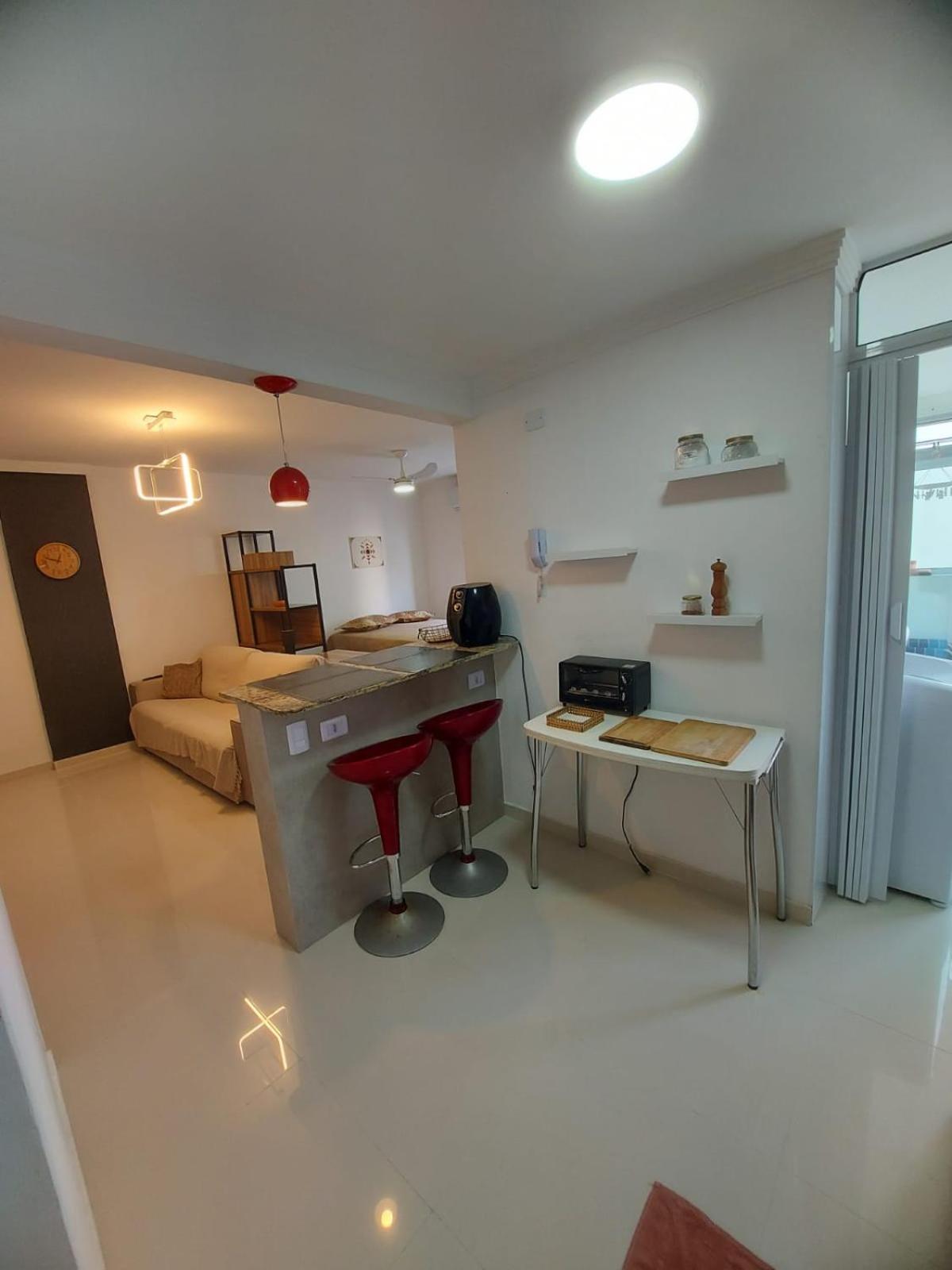 Apartamento Estudio Em Caraguatatuba Com Garagem Bagian luar foto