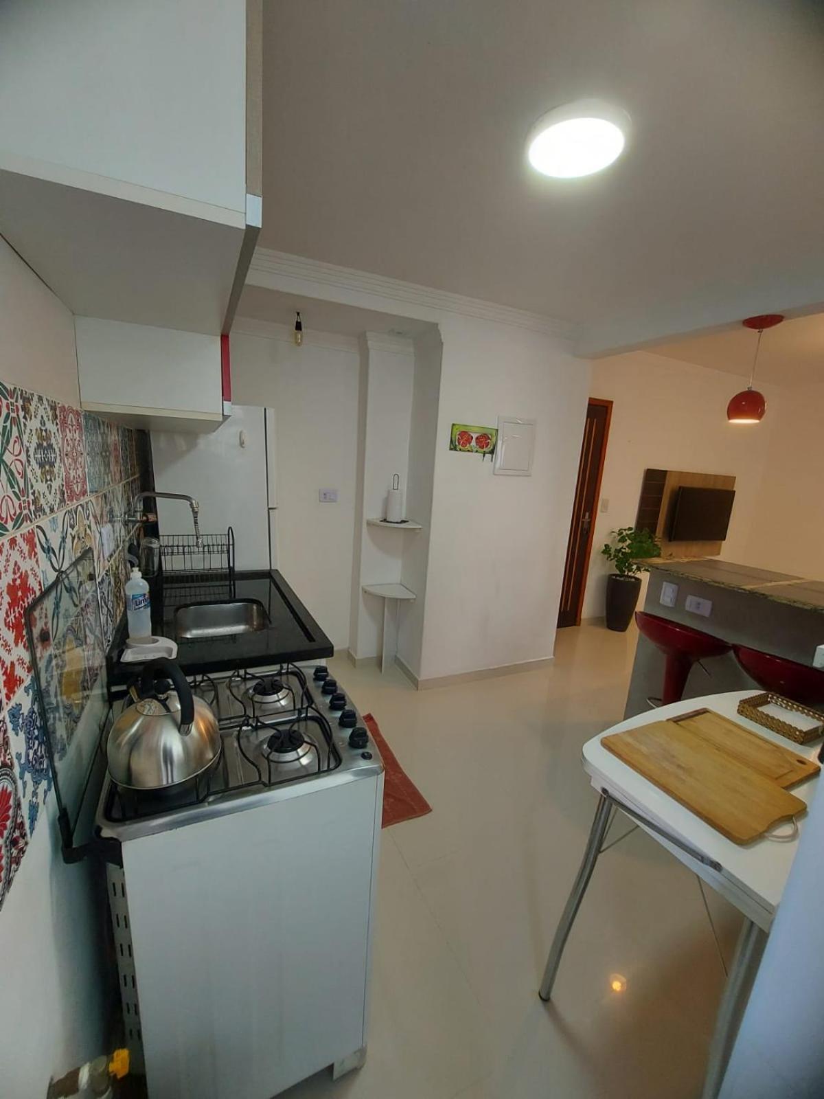 Apartamento Estudio Em Caraguatatuba Com Garagem Bagian luar foto