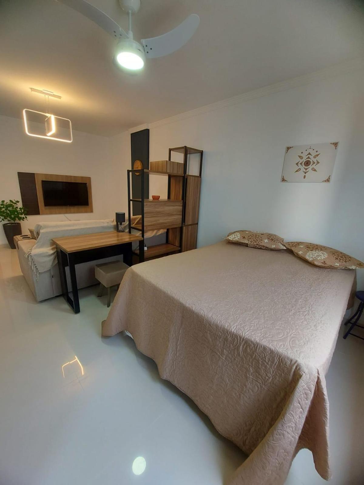 Apartamento Estudio Em Caraguatatuba Com Garagem Bagian luar foto